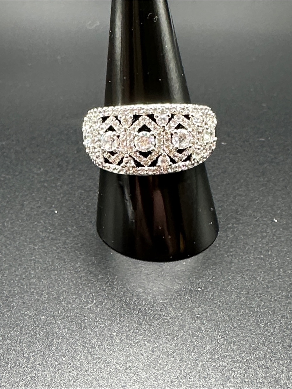 Bomb Party RBP 7411 Shes Timeless CZ Diamond Ring Size 10 NWT